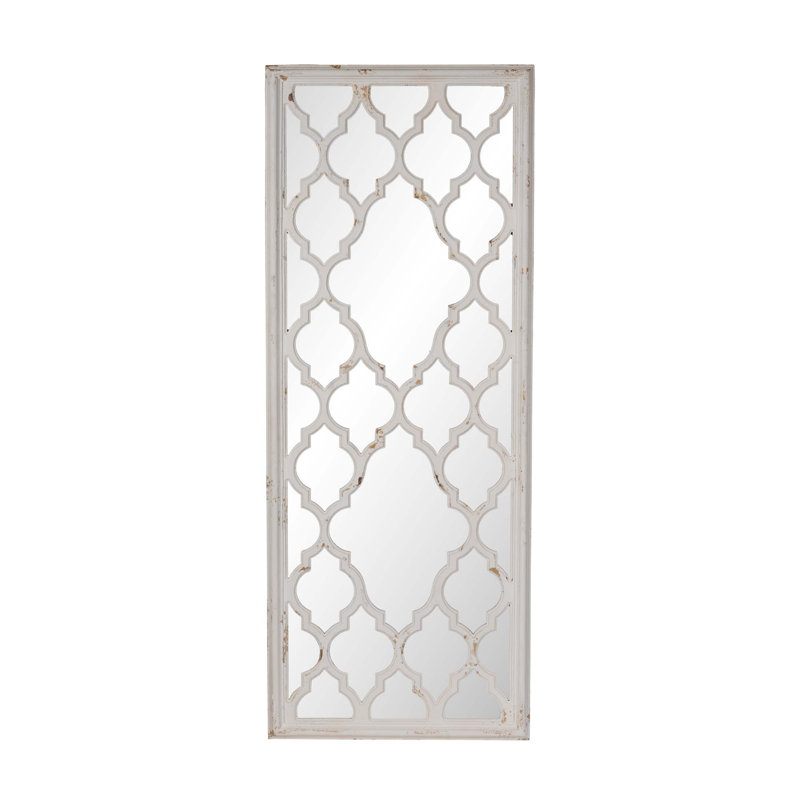 24X60 Inch Distressed Floor Mirror, Full-Length For Elegant And Vintage Home Decor