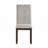 Chenille Upholstered Chairs Set Of 2