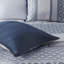 Ensemble d'édredon 7 pièces jacquard bleu marine-117539203