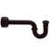 Pedestal Sink Supply Kit with P-Trap and Round Handle Angle Stops