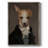 Refined Fido Framed Print - Solid Wood-1486969534