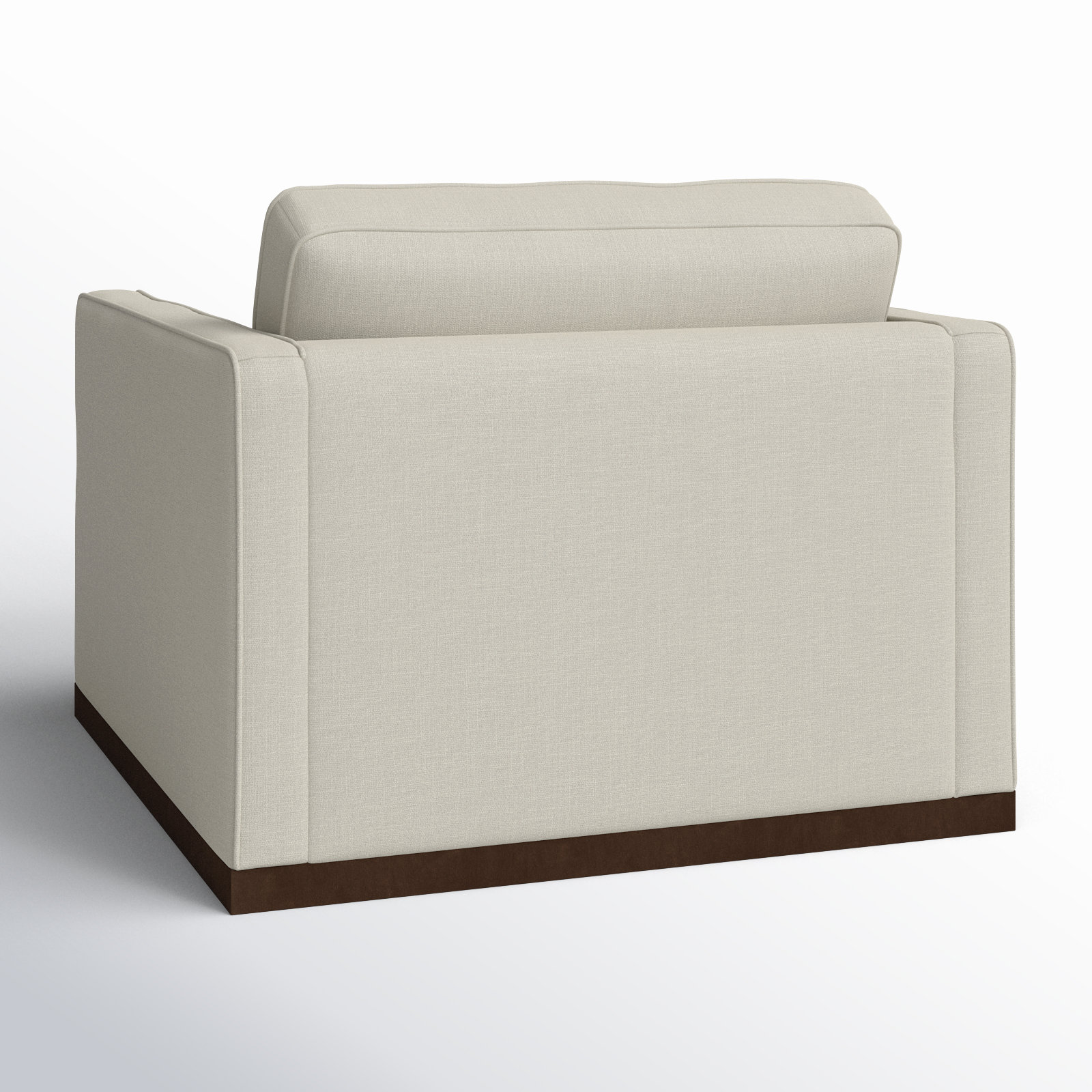 Bobbi 41'' Wide Upholstered Armchair, Effie Linen Performance Weave