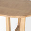 Peach Oval Solid Wood Writing Desk