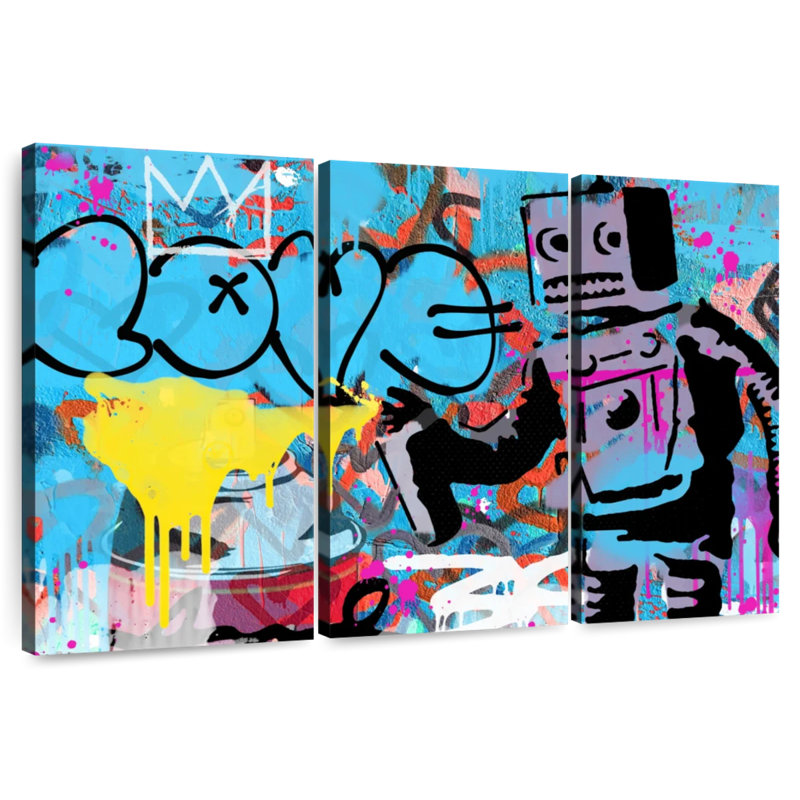 Tergel Love Robot, 36" H x 57" W
