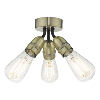 Ostrom Glass Semi Flush Mount
