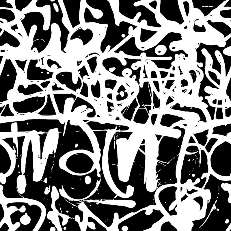 Graffiti Seamless Pattern - Wrapped Canvas Graphic Art, 30" H x 30" W