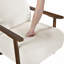 Chaise de salle à manger avec coussins en velours côtelé beige-118682936