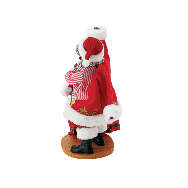 Figurines de Noël possibles possibles de Noël de Claus faisant un nouveau père Noël 10,5 pouces
