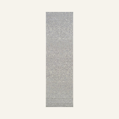 Cassina Floral Cocoa Natural Indoor Outdoor Area Rug