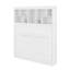 Grand lit escamotable mural avec tablettes supérieures et port USB-1806751601