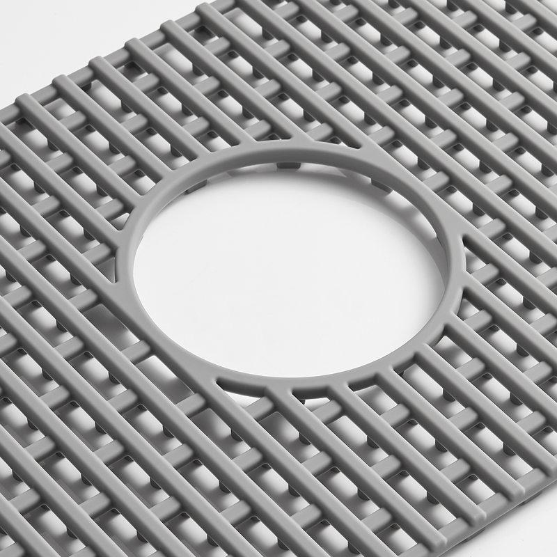 Grille d'évier 23 po x 11 po, gris