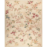 Wool Floral Area Rug