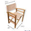 Chaise pliante en tissu Callum-Jay