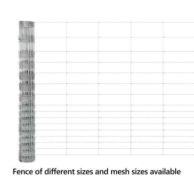Field Fence Galvanised Steel, 120cm H x 2500cm W