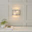 Augustine Steel Flush Mounted Sconce-29180677