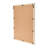 Abstract Geometric Print with Solid Wood Frame and Glass Cover