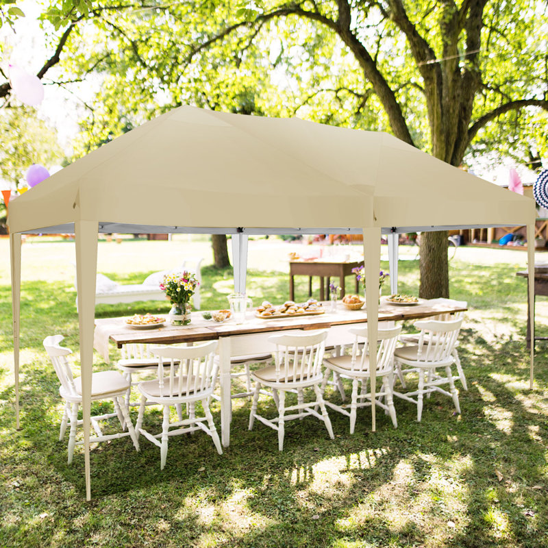 Auvent 10 x 20 pi, tente commerciale extérieure imperméable, Kaki