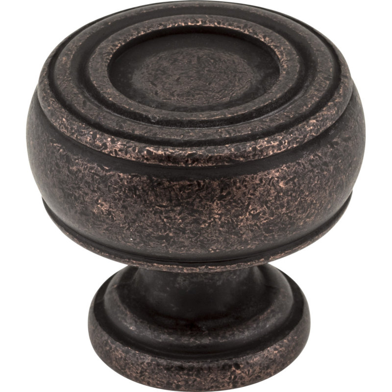 Bremen II Round Knob, Distressed Oil Rubbed Bronze