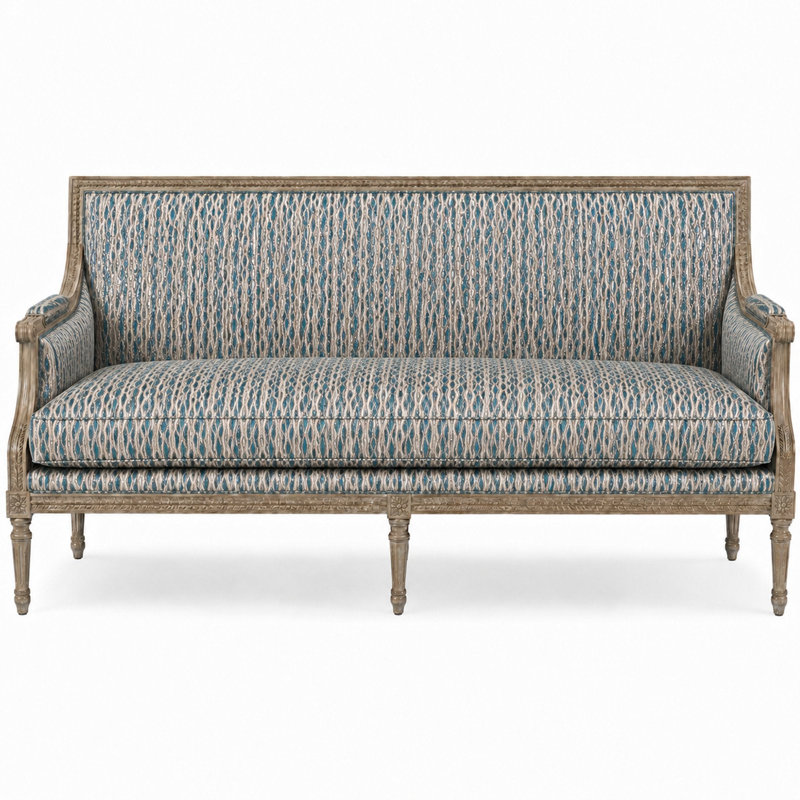 Wavy Jacquard | Peyton Fabric, Peacock