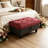 Darryn 35" Wide Upholstered Storage Ottoman-288930761