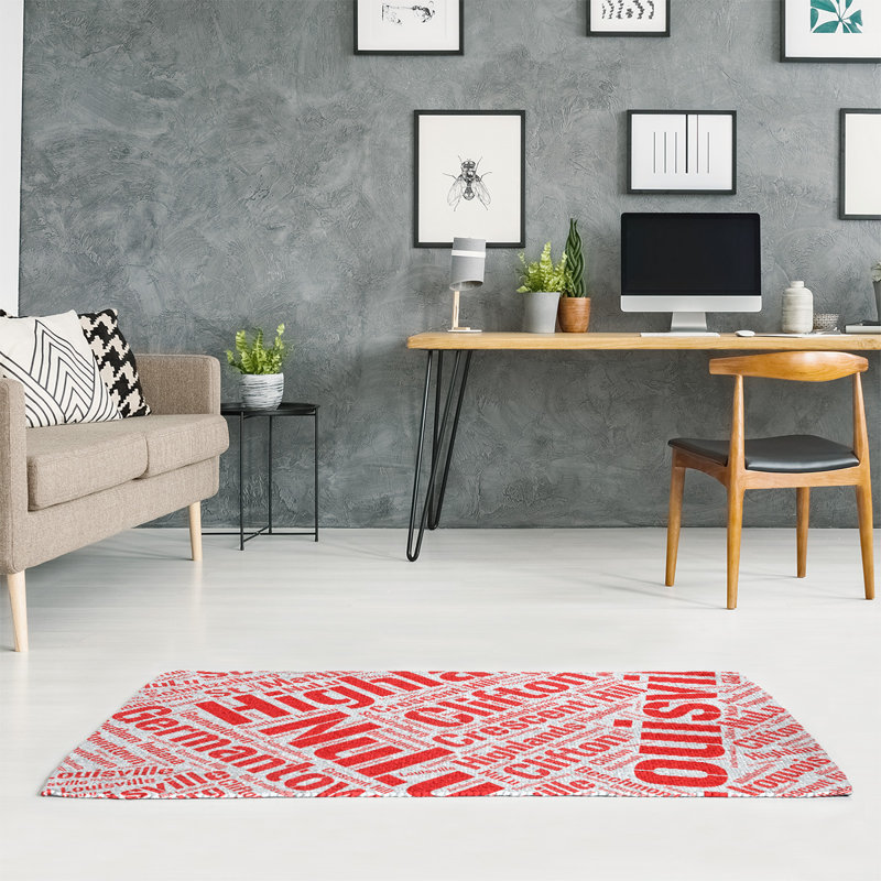 Chenille Indoor Rug, Rectangle 4' x 6'