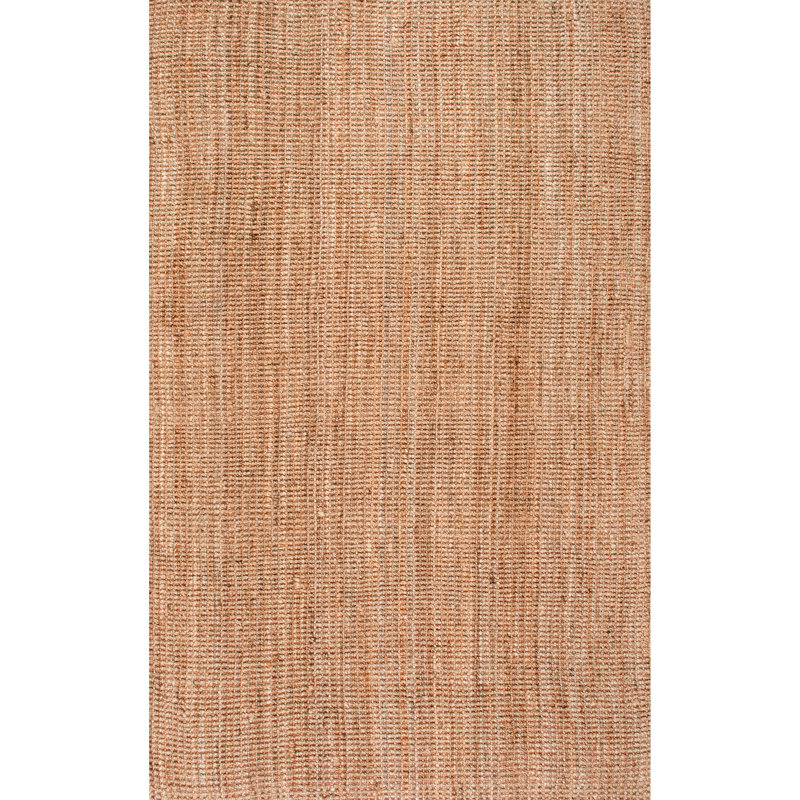 Waring Farmhouse Handmade Flatweave Jute Natural Area Rug, Rectangle 8'6" x 11'6"
