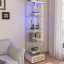 Vitrine en verre avec tiroir et lumière DEL-1115841095