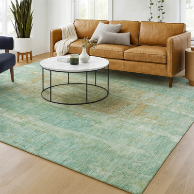 Premium Machine Washable Mayfield AMF2309 Abstract Rug