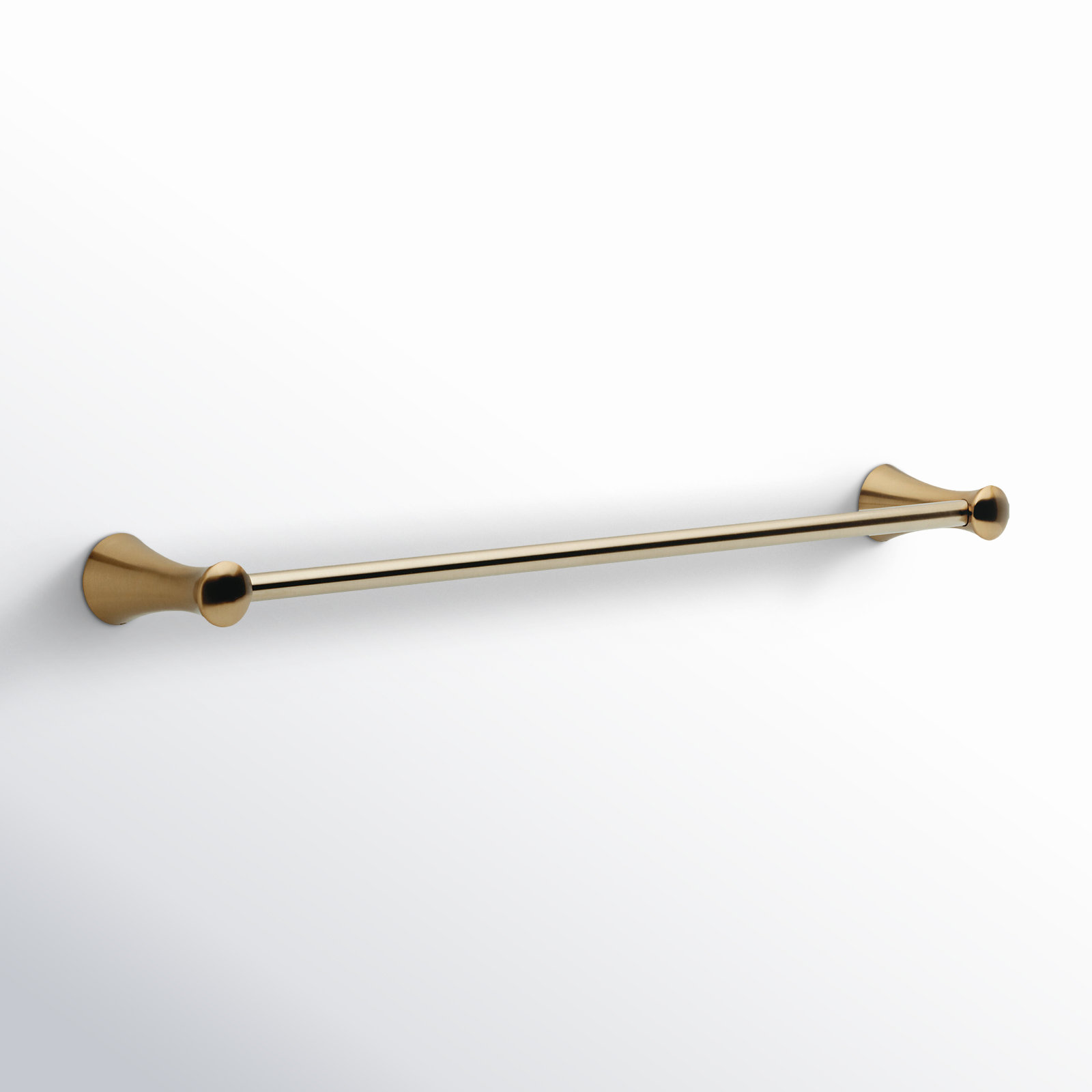 Lahara 24" Wall-Mounted Towel Bar, 18", Champagne Bronze
