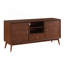 Meuble télé 1Pc avec armoires de rangement à tiroir brun