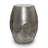 Flanigan 16"W Metal Transitional End Table with Drum Design and Honeycomb Pattern, Assembled-907000224