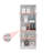 23.3'' Wide 5 - Shelf Storage Cabinet