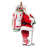  Fabriche Christmas Figurine, Golf Santa, 11in