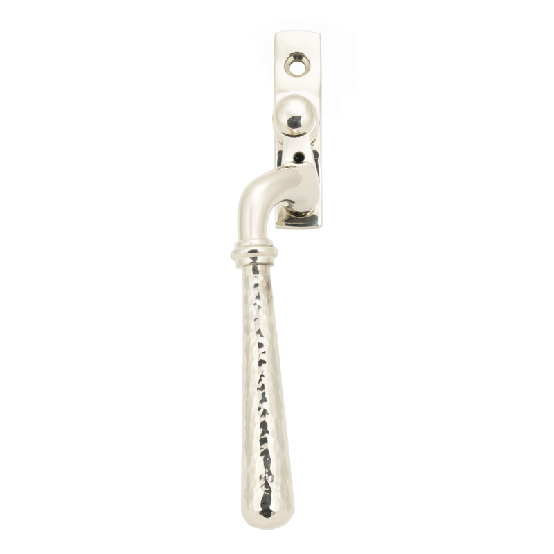 Hammered Newbury Espag Door Accessory, Polished Nickel