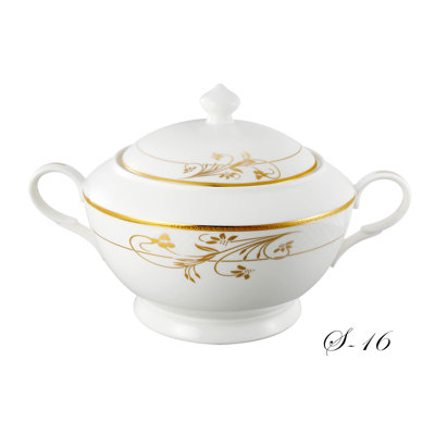 La Luna Bone China Glass Tureen