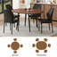 Ensemble de table de salle à manger extensible de 42 à 54 po avec chaises rembourrées confortables-115748068-115748069