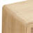 Arc Shaped Corner Cabinet - 6 Drawers, Practical Natural Finish For Any Room-1667524062