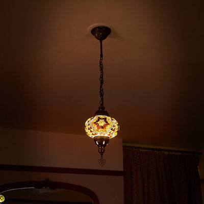 Karlie 1 - Light Antique Bronze Sphere Pendant