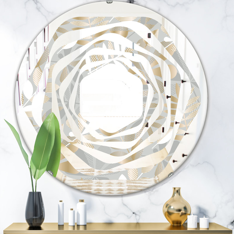 Miroir mural moderne et contemporain sans cadre, H 31,5 po x l po