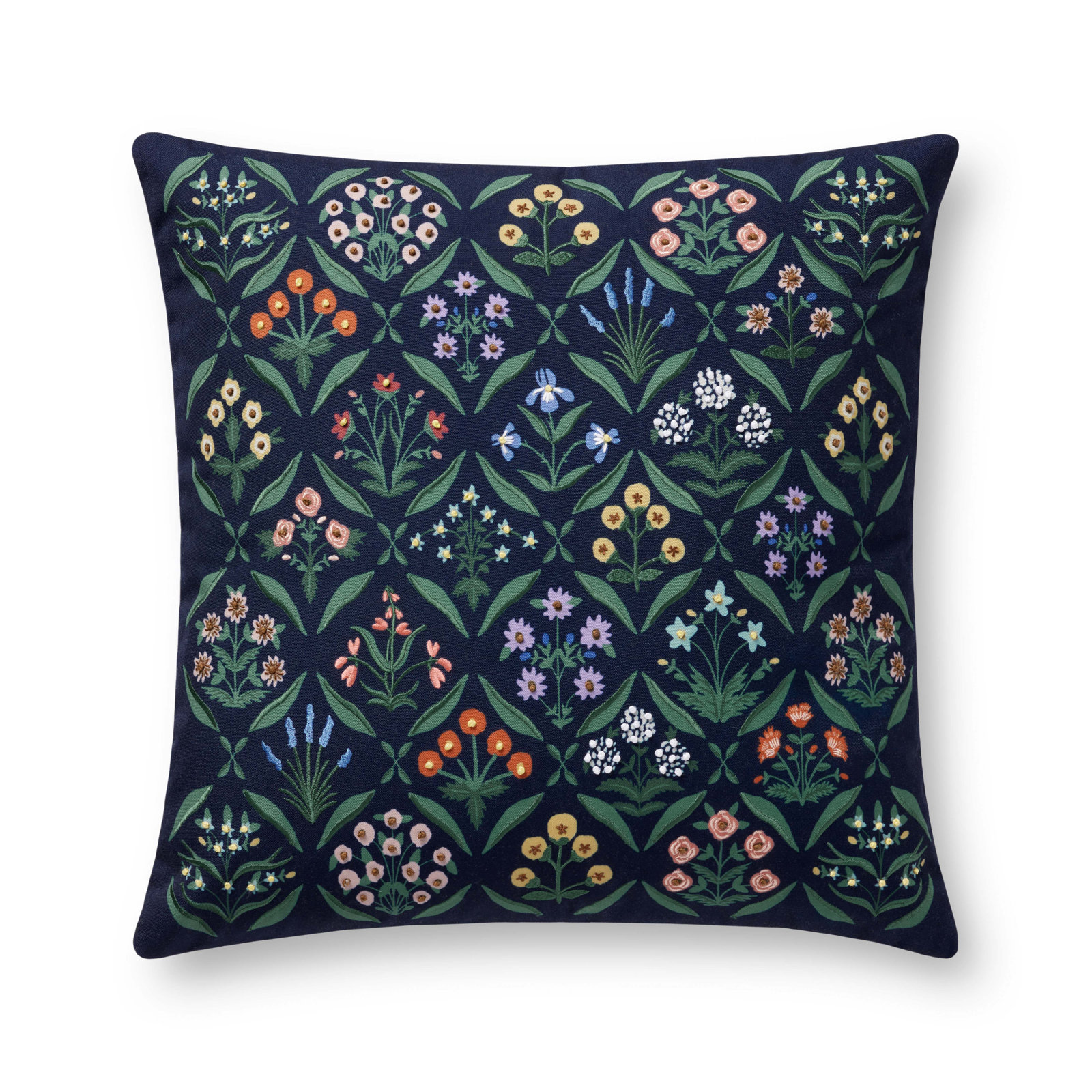 Rifle Paper Co. x Loloi Estee 22" x 22" Pillow, Pillow Cover Only - No Inser