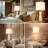 Natural Snowflake Gypsum Table Lamp