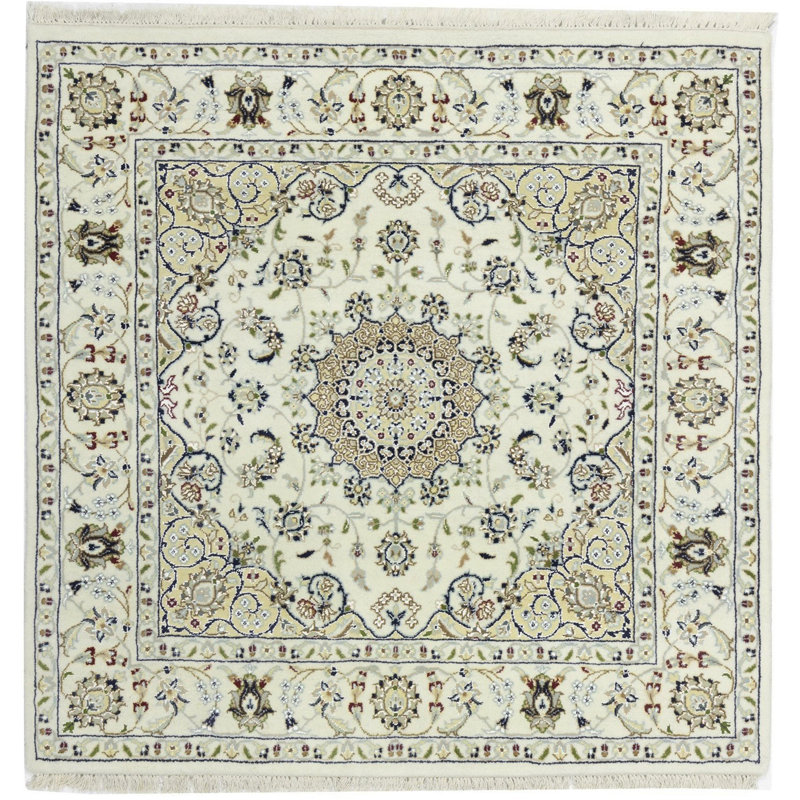 Tapis de couloir Indo Nain Mantaj, Carré 4 pi
