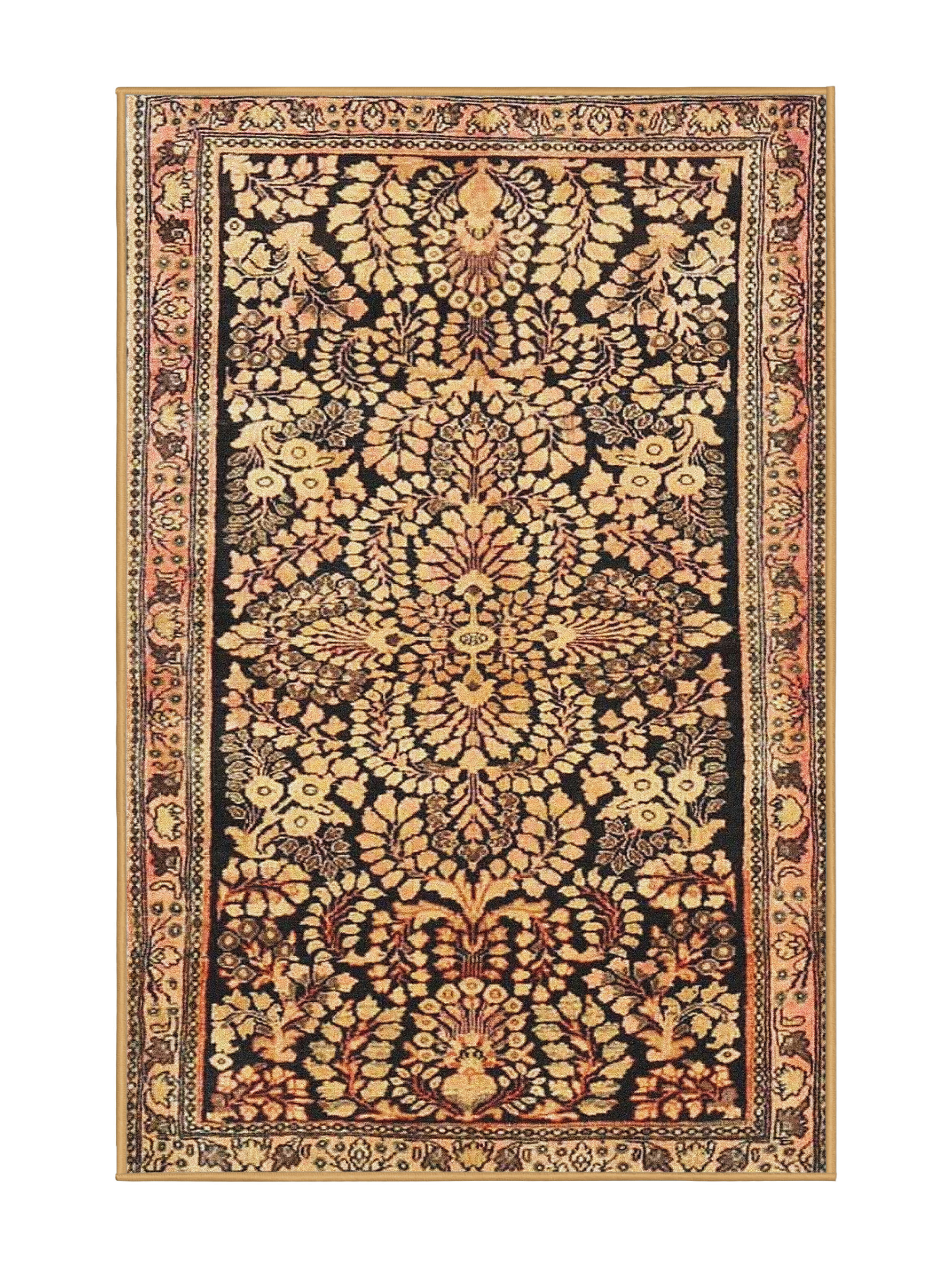 Wayfair Tan Rugs Bloomsbury Market Traditional Brown/Yellow/Tan Area Rug - Wayfair Canada