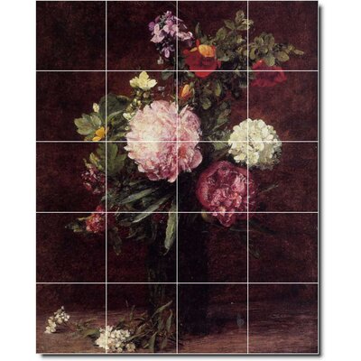 24"" x 30"" Ceramic Painting Decorative Mural Tile 6"" x 6 -  Picture-Tiles.com, W03142-M