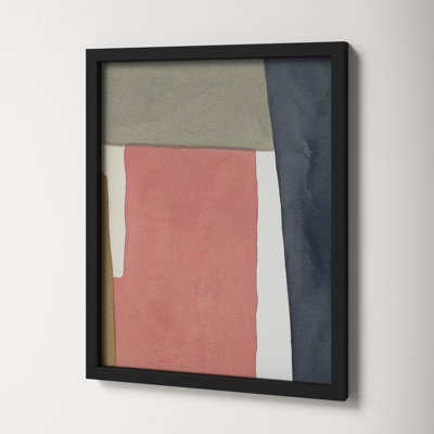 Warm Pink And Indigo by Julia Balfour