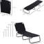 Chaise pliante de jardin pliable - Support pour piscine légère et légère de 265 lb avec utilisation extérieure en filet respirant