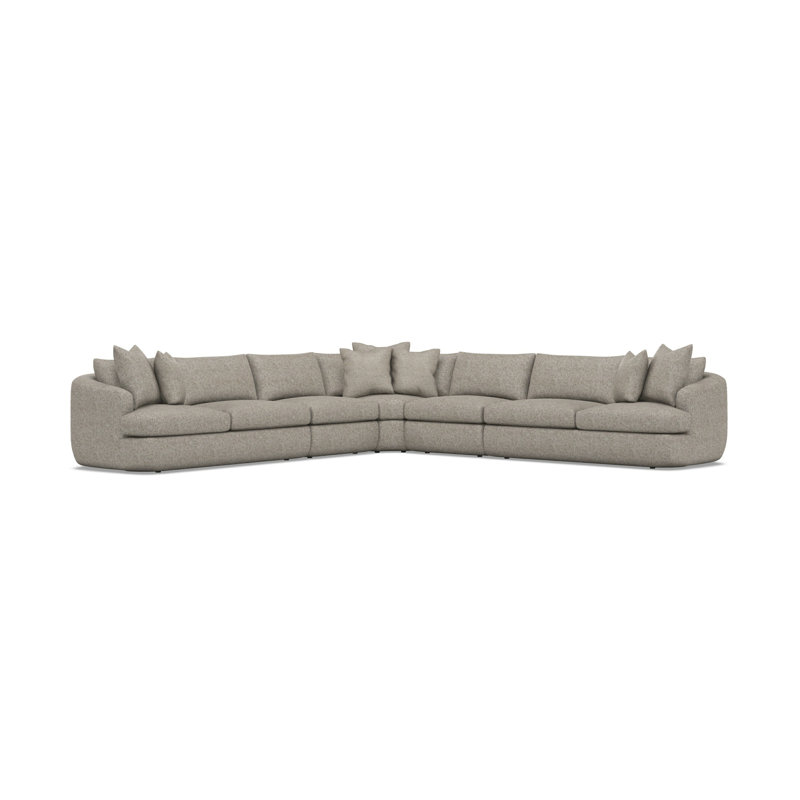 Jules Fabric 5 Pc Sectional, 1697-012