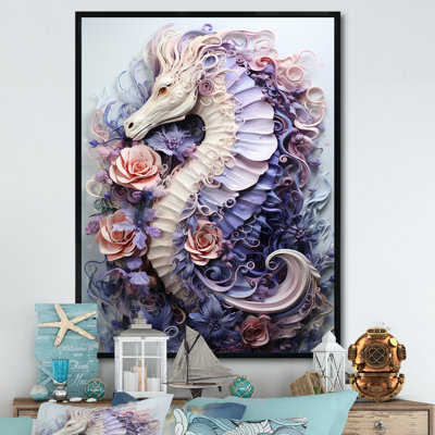 " Marine Seahorse Composition "