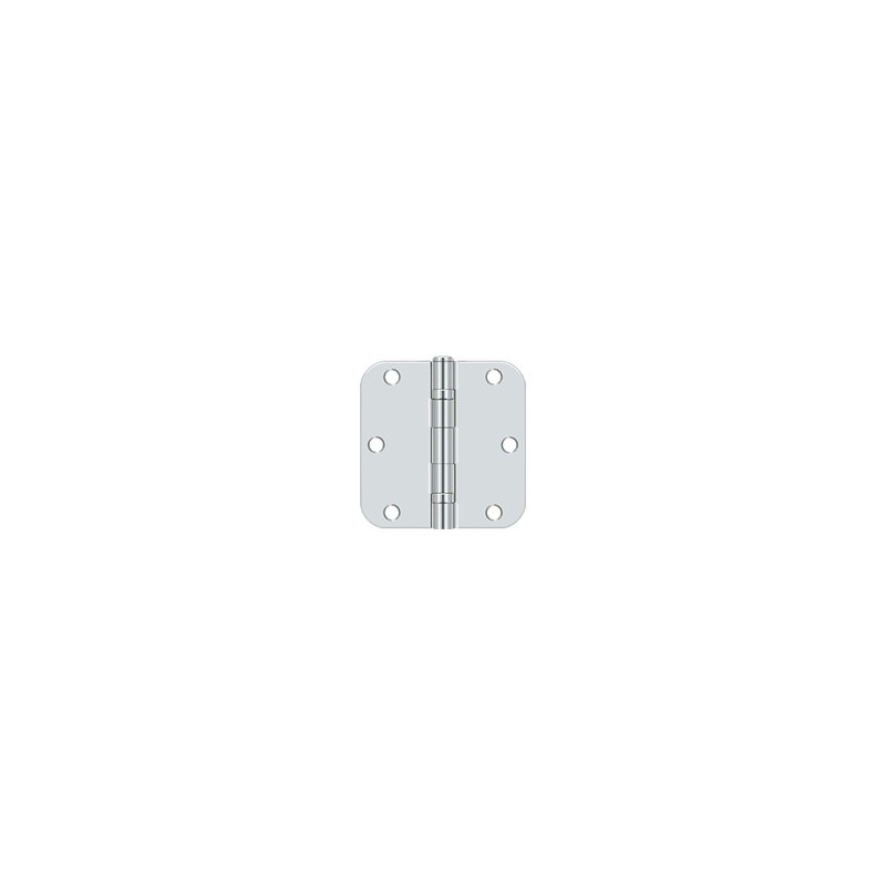 Steel Hinge, Polished Chrome