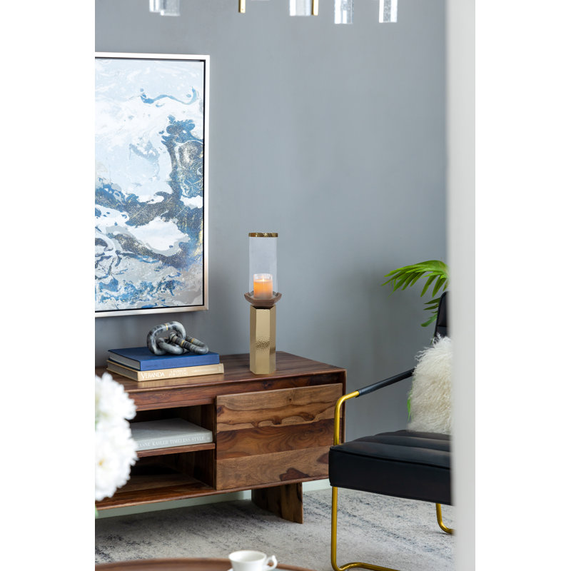 Ouragan de table 21,5 po, H 20 po x l 4,75 po x P 4,75 po